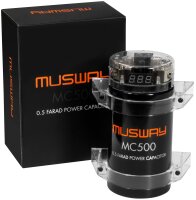 B-Ware Musway MC500 - 0.5 Farad Puffer-Kondensator mit...
