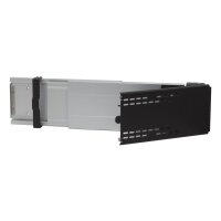 Caratec Flex CFA102L TV-Halter seitlicher Auszug mit Pushlock Ver- und Entriegelung, silber