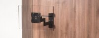 Caratec Flex CFW304AS TV-Wandhalter mit 3 Drehpunkten, schwarz