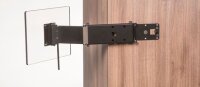 Caratec Flex CFW305S TV-Wandhalter mit 3 Drehpunkten, schwarz