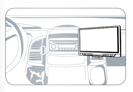 Caratec MC028819  Brodit ProClip Monitorhalter für Mercedes