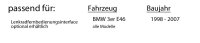 Autoradio Radio Sony DSX-A310DAB - DAB+ | MP3/USB - Einbauzubehör - Einbauset passend für BMW 3er E46 - justSOUND