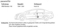 Lautsprecher Boxen Crunch GTS6.2C - 16,5cm 2-Wege System GTS 6.2C Auto Einbauzubehör - Einbauset passend für Alfa Romeo 145 - justSOUND