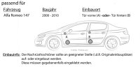 Lautsprecher Boxen Crunch GTS6.2C - 16,5cm 2-Wege System GTS 6.2C Auto Einbauzubehör - Einbauset passend für Alfa Romeo 147 - justSOUND