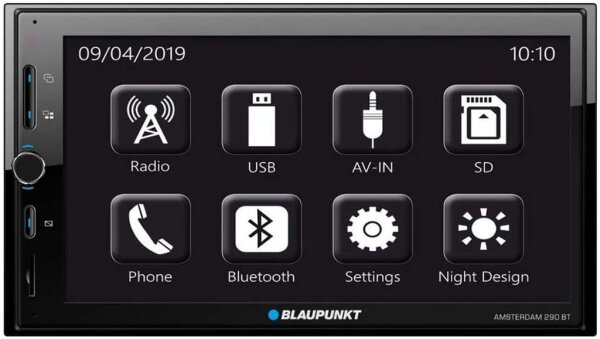 BLAUPUNKT Amsterdam 290 BT | Bluetooth | USB | 2-DIN Autoradio