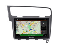 Dynavin D8-3S Pro | Android Navigationssystem für VW Golf 7 mit 10,1-Zoll Touchscreen, inklusive eingebautem DAB, Apple CarPlay und Android Auto Unterstützung | grau