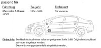 lasse W169 Front - Lautsprecher Boxen Crunch GTS6.2C - 16,5cm 2-Wege System GTS 6.2C Auto Einbauzubehör - Einbauset passend für Mercedes A-Klasse JUST SOUND best choice for caraudio