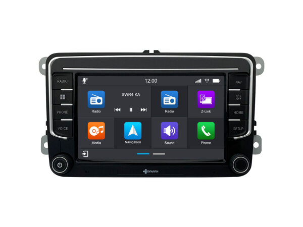 Dynavin D8-V7 Pro | Android Navigationssystem für VW ab 2003 z.B. Golf 5 mit 7-Zoll Touchscreen, inklusive eingebautem DAB, Apple CarPlay und Android Auto Unterstützung