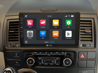 Dynavin D8-T5 Pro | Android Navigationssystem für VW T5 Multivan mit 9-Zoll Touchscreen, inklusive eingebautem DAB, Apple CarPlay und Android Auto Unterstützung