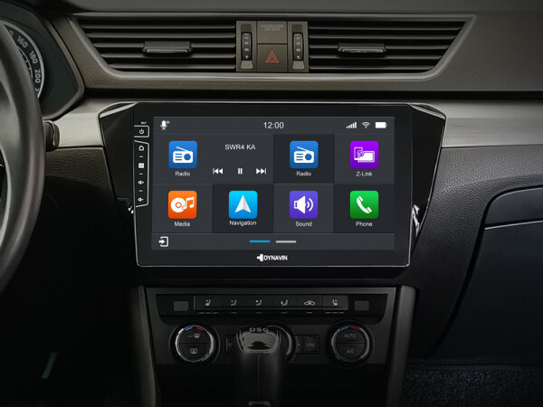 Dynavin D8-37 Pro | Android Navigationssystem für Skoda Superb mit 10,1-Zoll Touchscreen, inklusive eingebautem DAB, Apple CarPlay und Android Auto Unterstützung