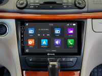 Dynavin D8-W211 Pro | Android Navigationssystem für Mercedes E-Klasse mit 9-Zoll Touchscreen, inklusive eingebautem DAB, Apple CarPlay und Android Auto Unterstützung