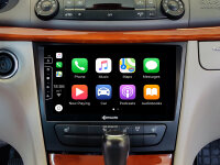 Dynavin D8-W211 Pro | Android Navigationssystem für Mercedes E-Klasse mit 9-Zoll Touchscreen, inklusive eingebautem DAB, Apple CarPlay und Android Auto Unterstützung