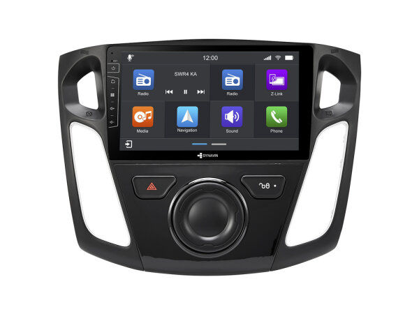 Dynavin D8-44 Pro | Android Navigationssystem für Ford Focus mit 9-Zoll Touchscreen, inklusive eingebautem DAB, Apple CarPlay und Android Auto Unterstützung
