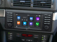 Dynavin D8-E53 Pro | Android Navigationssystem für BMW X5 E53 mit 7-Zoll Touchscreen, inklusive eingebautem DAB, Apple CarPlay und Android Auto Unterstützung
