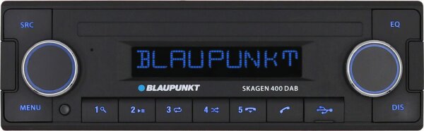BLAUPUNKT Skagen 400 DAB - DAB Bluetooth 1-DIN Radio MIT DAB und USB | Autoradio