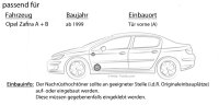 Lautsprecher Boxen Crunch GTS6.2C - 16,5cm 2-Wege System GTS 6.2C Auto Einbauzubehör - Einbauset passend für Opel Zafira A, B - justSOUND