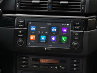 Dynavin D8-E46 Pro | Android Navigationssystem für 3er BMW E46 mit 7-Zoll Touchscreen, inklusive eingebautem DAB, Apple CarPlay und Android Auto Unterstützung