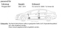 Lautsprecher Boxen Crunch GTS6.2C - 16,5cm 2-Wege System GTS 6.2C Auto Einbauzubehör - Einbauset passend für Peugeot 807 - justSOUND