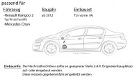 Lautsprecher Boxen Crunch GTS6.2C - 16,5cm 2-Wege System GTS 6.2C Auto Einbauzubehör - Einbauset passend für Renault Kangoo 2 Front - justSOUND
