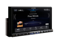 Alpine iLX-705S453B | 2-DIN-Autoradio und Digital-Media-Station mit 7-Zoll-Touchscreen, DAB+, Apple CarPlay Wireless und Android Auto für SMART (453)