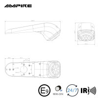 AMPIRE KV-CRAFTER-2-2G | Rückfahrkamera für VW Crafter 2 bzw. MAN TGE (ab Bj. 2017)