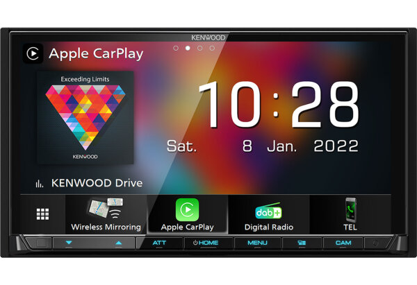 Kenwood DMX8021DABS - 2-DIN | DAB+ | Bluetooth | Kabellos Android Auto und Apple CarPlay | | Autoradio