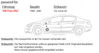 Lautsprecher Boxen Crunch GTS6.2C - 16,5cm 2-Wege System GTS 6.2C Auto Einbauzubehör - Einbauset passend für VW Polo 6N2 - justSOUND