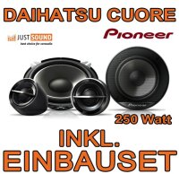 Daihatsu Cuore - Lautsprecher - Pioneer TS-G133Ci - 13cm 2-Wege Komposystem Einbauset