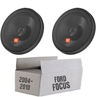 JBL STAGE2 624 | 2-Wege | 16,5cm Koax Lautsprecher - Einbauset passend für Ford Focus 2 Heck - justSOUND