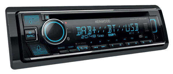 Kenwood KDC-BT760DAB - Bluetooth | Dab+ | MultiColor | CD/MP3/USB Autoradio