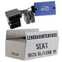 Lenkradfernbedienung Lenkradinterface Seat Ibiza / Toledo / Leon > Kenwood,JVC,Sony,Pioneer,Blaupunkt,Clarion,Alpine