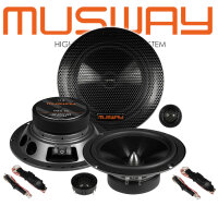 Lautsprecher Boxen Musway ME6.2C - 16,5cm System Auto Einbauzubehör - Einbauset passend für Citroen Xsara Picasso - justSOUND