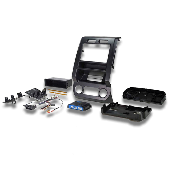 PAC RPK4-FD2201 | Einbaukit 1 / 2 DIN inkl. LFB-Adapter & Klima-Steuerung für Ford F-150 - 550 mit 4.2" Display