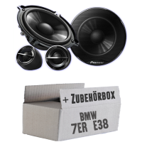 Pioneer TS-G133Ci - 13cm Lautsprechersystem - Einbauset passend für BMW 7er E38 - justSOUND