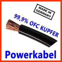 Stromkabel - Powerkabel made in Germany - CarHifi OFC Kupfer