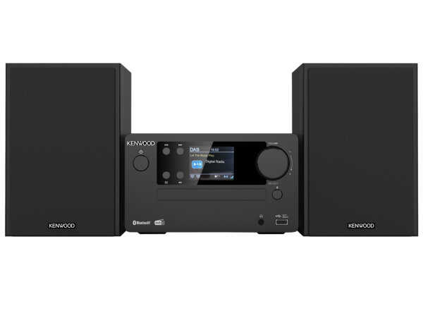 B-Ware Kenwood M-725DAB-B schwarz | Micro HiFi-System mit CD, USB, DAB+ und Bluetooth Audio-Streaming