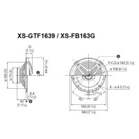 Sony XS-GTF1639 - 16cm 3-Wege Koax Lautsprecher