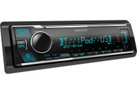 Autoradio Einbaupaket mit Kenwood KMM-BT309 passend für Renault Clio 1 mit Lenkradfernbedienung | Bluetooth Telefonieren Audiostreaming