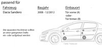 Lautsprecher Boxen Focal ISU130 | 13cm 2-Wege Auto Einbauzubehör - Einbauset passend für Dacia Sandero 1 - justSOUND