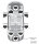 Helix - UP C42MB-FRT.3 | 2-Wege Lautsprecher System Tür Front für Mercedes C-Klasse W206 (A,C,S 206)