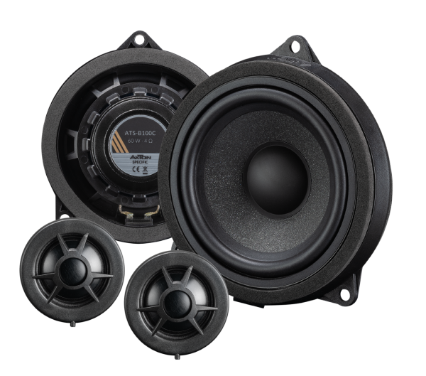 Axton ATS-B100C | SPECIFIC 2-Wege 10cm Kompo Lautsprecher System für BMW und Mini