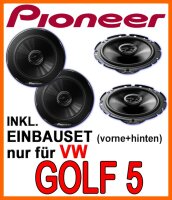 Lautsprecher - Pioneer für vorne & hinten -...