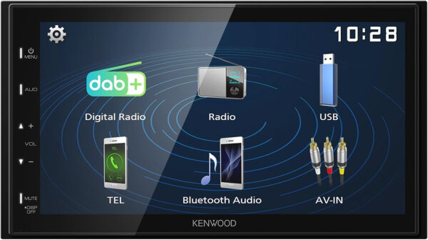 Kenwood DMX129DAB | 2-DIN | DAB+ | Bluetooth | Apple Android | Autoradio