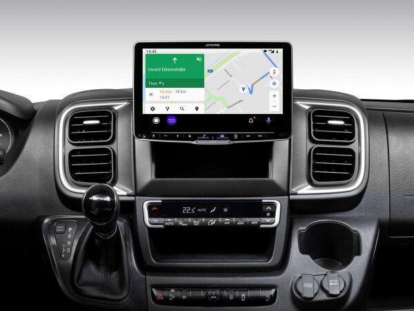 Alpine iLX-F905DU8 | Autoradio mit 9-Zoll Touchscreen, DAB+, 1-DIN-Einbaugehäuse, Apple CarPlay Wireless und Android Auto Unterstützung für Fiat Ducato 8