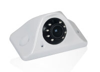 Caratec Safety CS123LA HD TVI Miniaturkamera, weiß, mit 15m Anschlussleitung