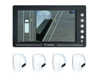 Caratec Safety CSV360A3 3D-System HD-Birdview-Kameraset mit 7" Monitor (17,8 cm) und integriertem Abbiegeassistenten