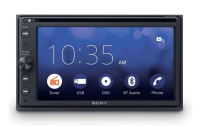 B-Ware Kratzer Sony XAV-AX1005KIT DAB+ Media Receiver, Touchscreen 6,2 Zoll, mit Bluetooth und Apple CarPlay und DAB+ Antenne inklusive)
