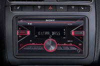 B-Ware Kratzer Sony DSX-B710D DAB - 2DIN Bluetooth | DAB+ | USB | MultiColor Autoradio