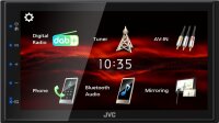 JVC KW-M180DBT | 2-DIN MP3-Autoradio mit Touchscreen | DAB | Bluetooth | USB | iPod