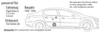 Lautsprecher Boxen Focal ISU130 | 13cm 2-Wege Auto Einbauzubehör - Einbauset passend für Opel Astra G - justSOUND